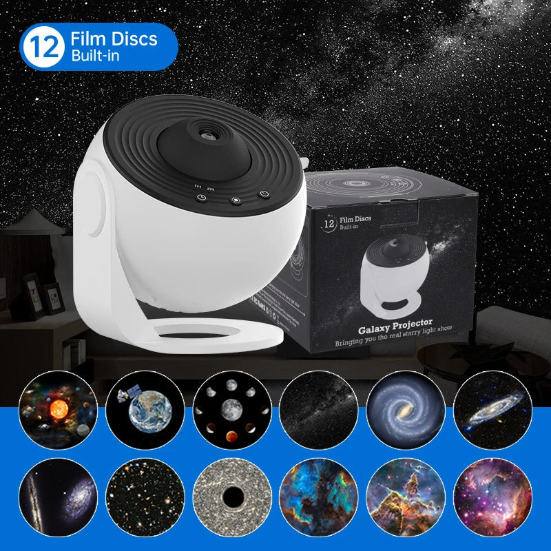 Night Light Galaxy Projector Starry Sky Projector 360 Rotate Planetarium Lamp